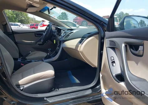 2016 Hyundai Elantra Se из США, поврежденный, VIN 5NPDH4AE6GH706401